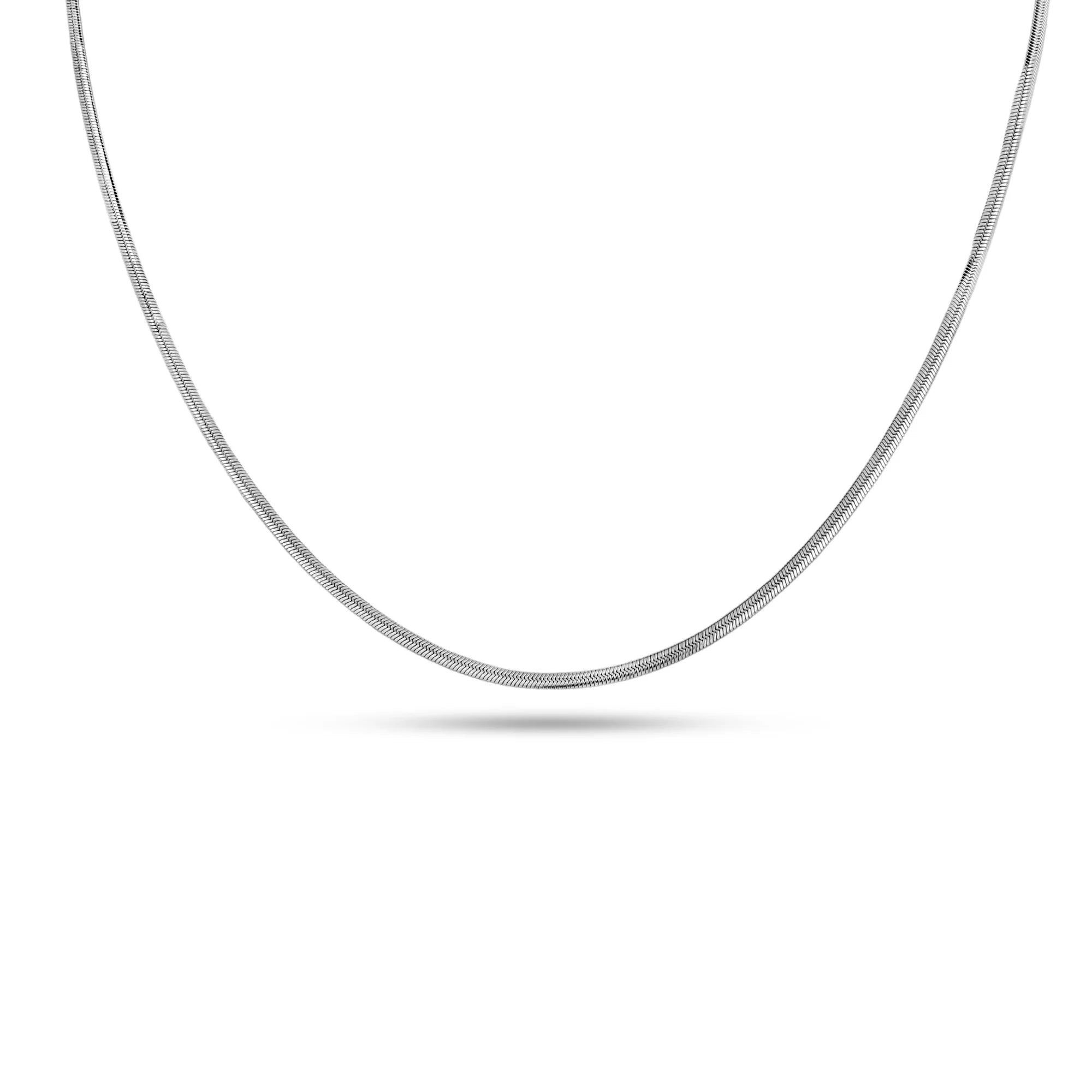 Frost Grey Thin Chain for Men