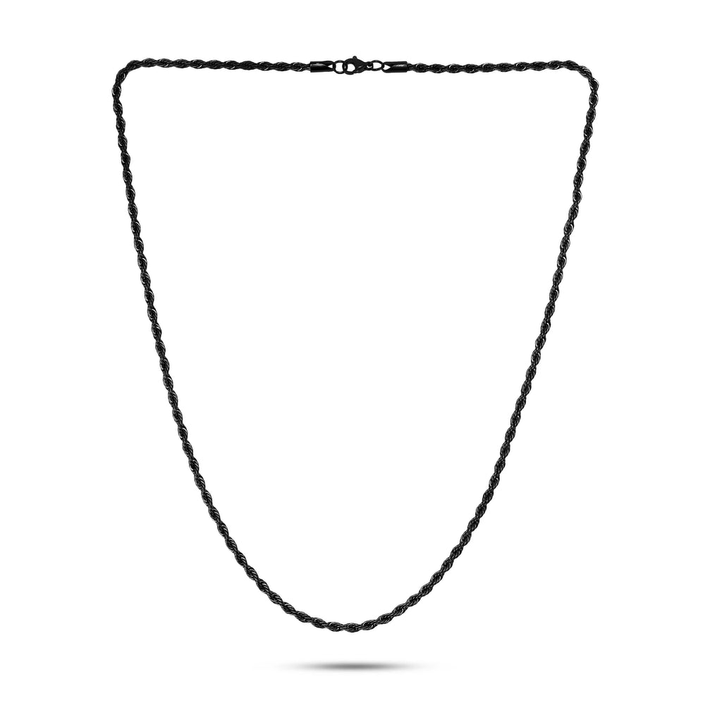 Onxy Black Rope Style Chain