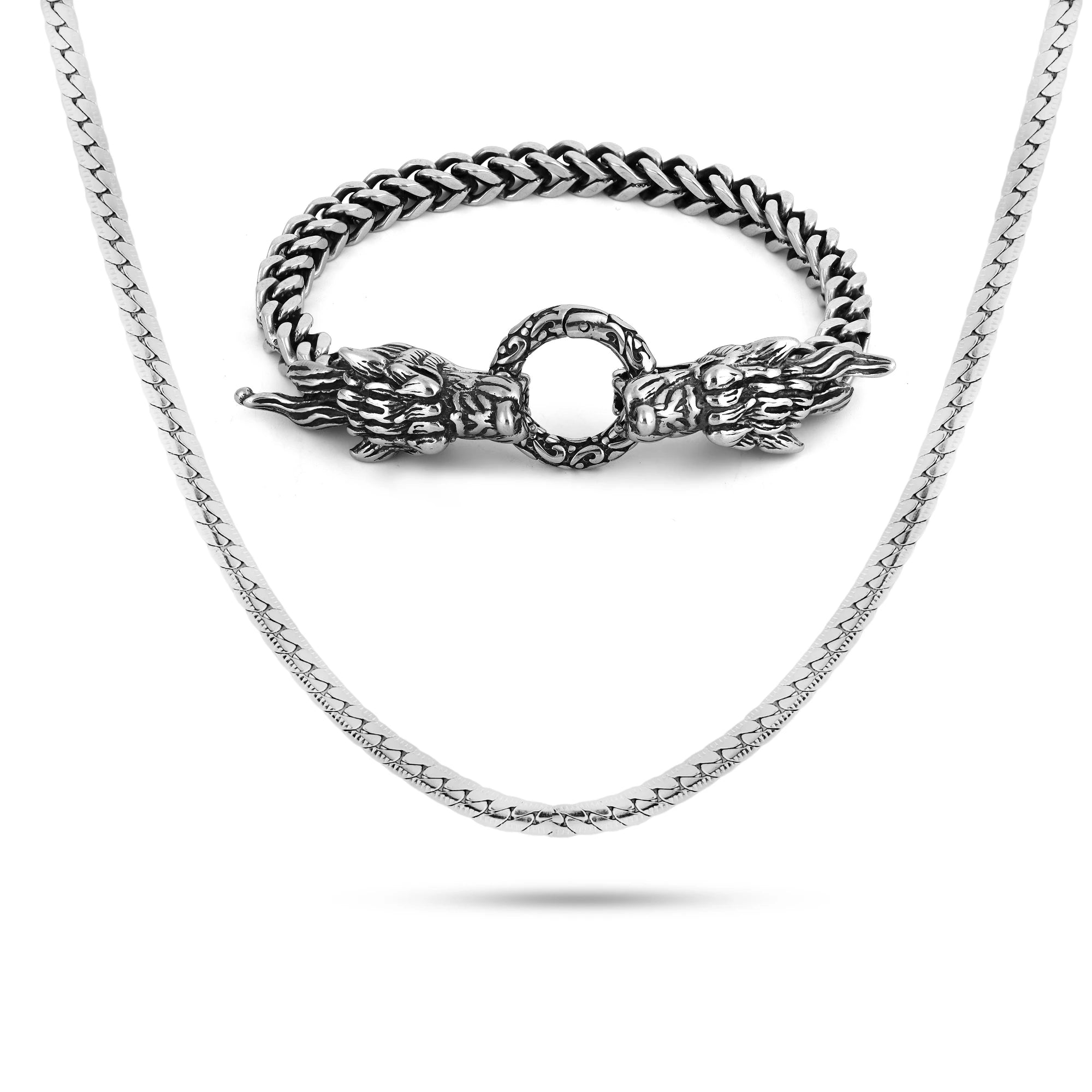 Alpha chain + Dragonfang Bracelet Combo