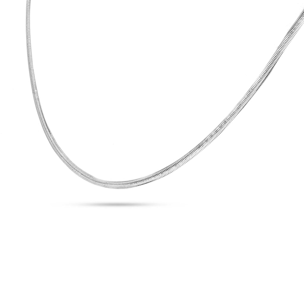 Frost Grey Thin Chain for Men